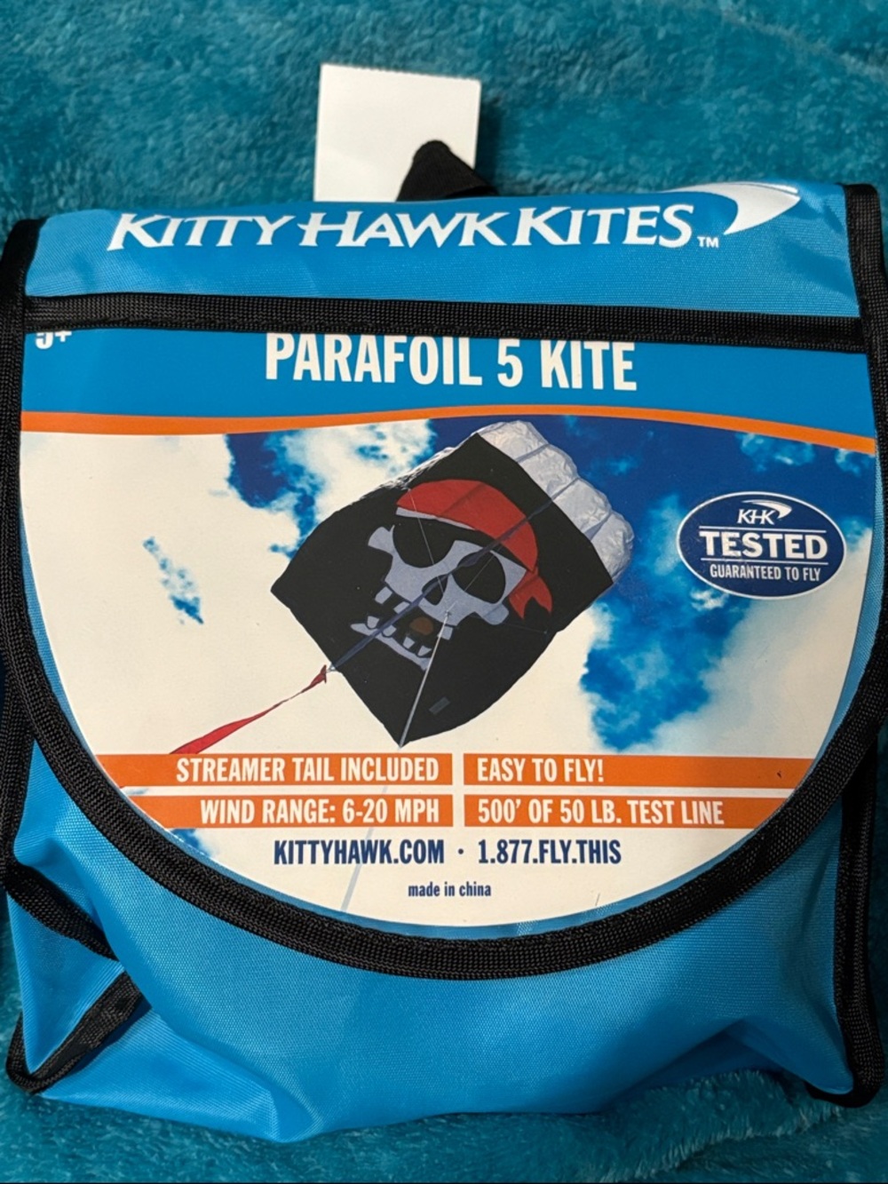 NWT Kitty Hawk Kites Parafoil 5 kite, pirate.